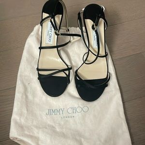 Jimmy Choo Elaine Suede Strappy Sandal Size 41 never worn